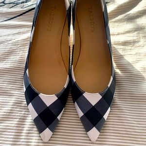 Talbots pumps buffalo check